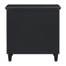 U Style 28" Painted Nightstand with 3 Drawers