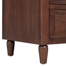 3-Drawer Nightstand Storage Wood Cabinet