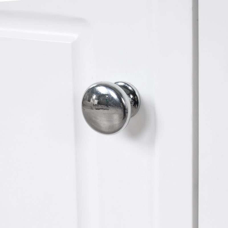 30" Bathroom Vanity with Sink Top, Bathroom Vanity Cabinet with Door and Two Drawers, MDF Boards, Solid Wood, One Package, White