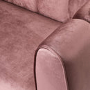 Miranda Velvet 3-Seater Sofa in Blush by HouseOfZazla