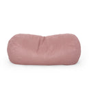 Aruba 8 Foot Microfiber Cylindrical Bean Bag Chair - Rose