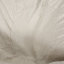 Maxi 5 Foot Two Color Fabric and Faux Leather Rounded Bean Bag