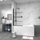 Goodyo Bathtub Screen Panel Shower Door 180° Pivot