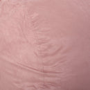 Aruba 8 Foot Microfiber Cylindrical Bean Bag Chair - Rose
