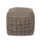 Ceasar Handcrafted Square Pouf