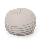 Bohemio 5 Foot Rounded Bean Bag, Striped