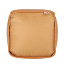 Candy Contemporary Faux Leather Square Pouf