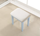 Moniys Wood Moniya Makeup Vanity Table and Stool Set
