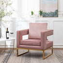 Lenola Contemporary Upholstered Accent Arm Chair