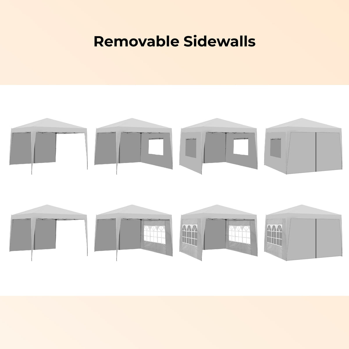 10x10ft Outdoor Pop Up Gazebo Canopy Tent, photo 9 of 10