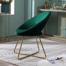 Slatina Silky Velvet Upholstered Accent Chair