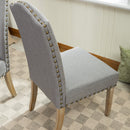 Mod Urban Style Solid Wood Nailhead Dining Chairs
