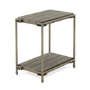 Corbeta Metal Frame Wood Living Room Chairside Table