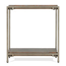 Corbeta Metal Frame Wood Living Room Chairside Table