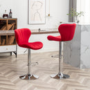 Ellston Upholstered Adjustable Swivel Barstools