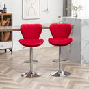 Ellston Upholstered Adjustable Swivel Barstools