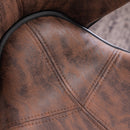 Masaccio Weathered Upholstery Airlift Adjustable Swivel Barstool