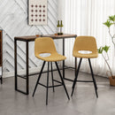 Porth Fabric Kitchen Counter Height Stools, Set of 2