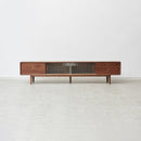 Walnut Color North America A Grade Solid TV Cabinet