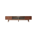 Walnut Color North America A Grade Solid TV Cabinet