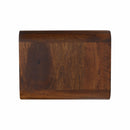 Solid Wood Floating Console, 2-Drawers, 1 Open Slot