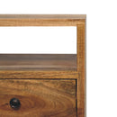 Solid Wood Mini Oak-ish Classic Nightstand