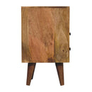 Solid Wood Mini Oak-ish Classic Nightstand
