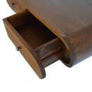 Solid Wood Floating London Console, 2-Drawers, Chestnut