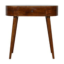 Solid Wood Albion Console, 1 Drawer, Chestnut