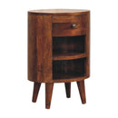 Solid Wood Cortez Nightstand - Chestnut Finish