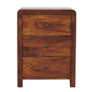 Naya Nightstand, 3-Drawers, Chestnut