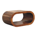 Amaya Coffee Table, Oval, Chestnut