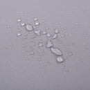 8-Piece Patio Sectional Sofa Set with Tempered Glass Coffee Table and Wooden Coffee Table for Outdoor Oasis, Garden, Patio and Poolside (Light Grey Cushion + Black Steel)