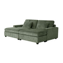 90" Square Arm Sofa with Removable Back Cushions and 2 pillows,Couch for Living Room, Office, Apartment