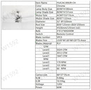 52 Inch Crystal Chandelier Fan Dual Finish Reversible Blades, Fandelier for Living Room, Dining Room, Bedroom, Family Room, Chrome