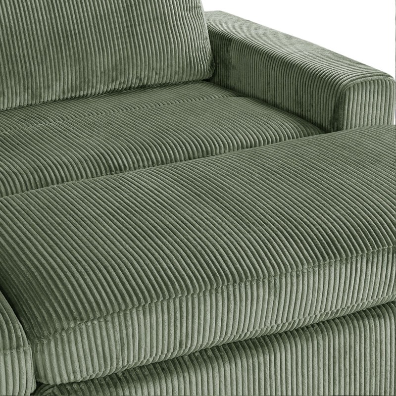 90" Square Arm Sofa with Removable Back Cushions and 2 pillows,Couch for Living Room, Office, Apartment