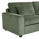 90" Square Arm Sofa with Removable Back Cushions and 2 pillows,Couch for Living Room, Office, Apartment
