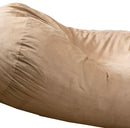 Marlin 6.5 Foot Suede Cylindrical Bean Bag, Tuscany