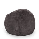 Lily Modern 5 Foot Faux Fur Cozy Bean Bag, Brown/Beige