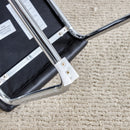 A set of 4 dining chairs, black dining chair set, PU material high backrest seats and sturdy leg chairs, suitable for restaurants, kitchens, and living rooms