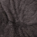 Lily Modern 5 Foot Faux Fur Cozy Bean Bag, Brown/Beige