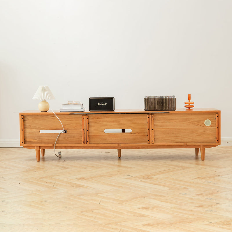 North America FAS Grade Solid Cherry Wood TV Cabinet, photo 4 of 10