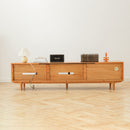 North America FAS Grade Solid Cherry Wood TV Cabinet