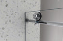 4876 Brushed Nickel Frameless Shower Door with Soft Closing by HouseOfZazla