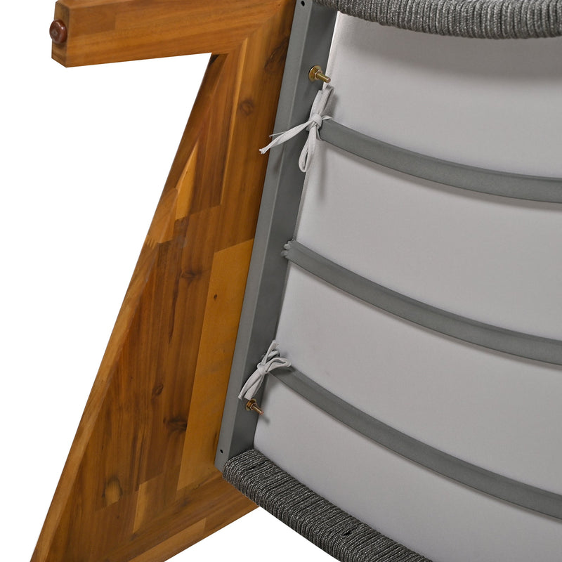 6 - Person Outdoor Seating Group with Cushions and A Coffee Table