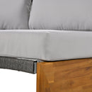 6 - Person Outdoor Seating Group with Cushions and A Coffee Table