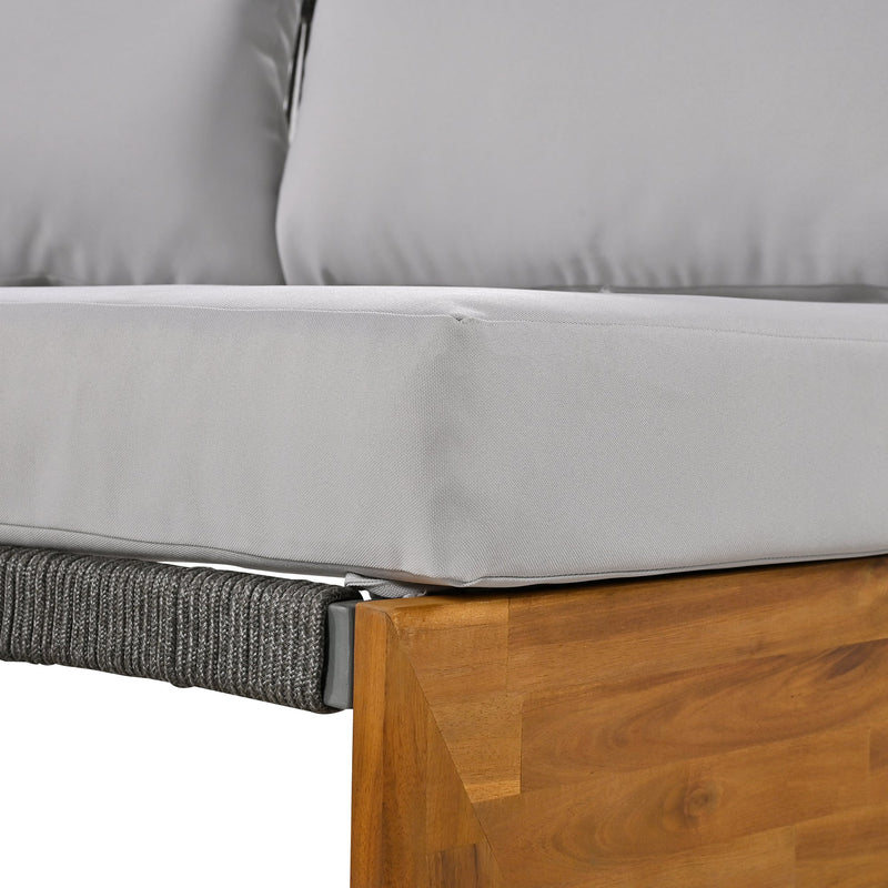 6 - Person Outdoor Seating Group with Cushions and A Coffee Table