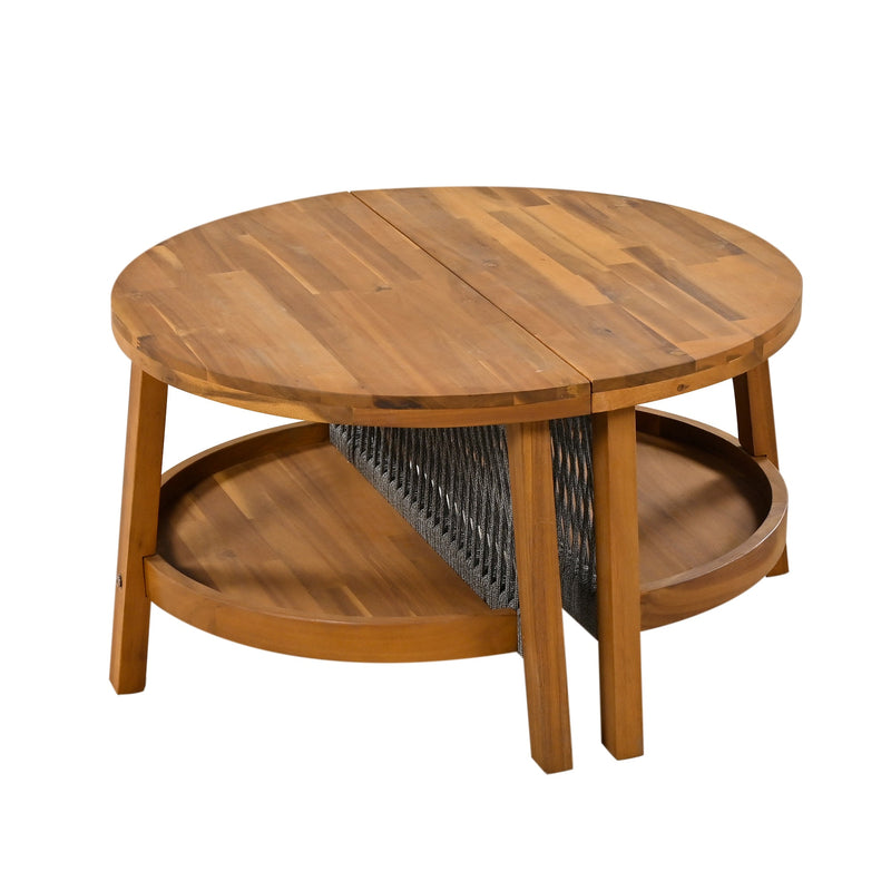 6 - Person Outdoor Seating Group with Cushions and A Coffee Table