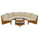 6 - Person Outdoor Seating Group with Cushions and A Coffee Table