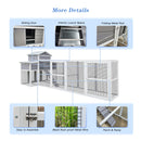 150" Extra Large Wooden Chicken Coop by HouseOfZazla